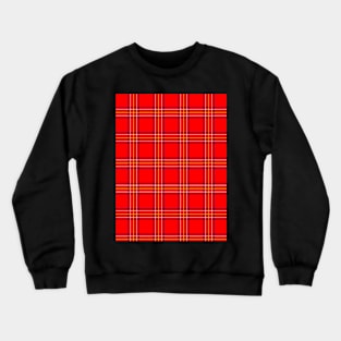 Burnett Modern Plaid Tartan Scottish Crewneck Sweatshirt